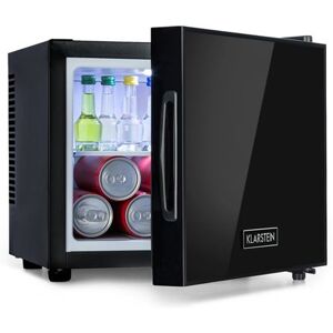 Mini frigo - Klarstein Frosty - Réfrigérateur bar - 10L - CEE A - 33 dB - Eclairage LED - Noir Noir - Publicité