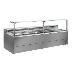 Chefook Comptoir Vitrine Chauffant Bain-Marie Portofino Profondeur 109 cm - Comptoir Vitrine Chauffant Bain-Marie Portofino 150 cm