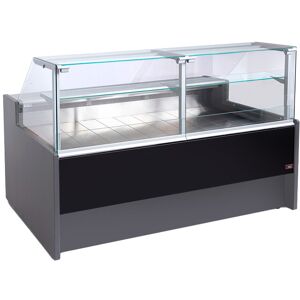 Chefook Comptoir Réfrigéré Statique pour Épicerie Portofino -1°C/+7°C Vitres Droites Profondeur 109 cm - Comptoir Réfrigéré Statique pour Épicerie Portofino 150 cm