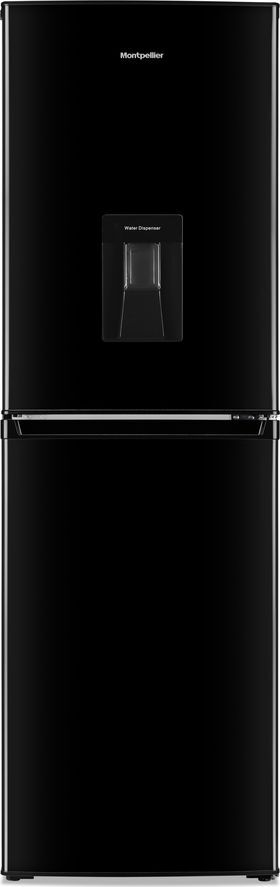 MONTPELLIER MS175DBK 50/50 Fridge Freezer - Black, Black