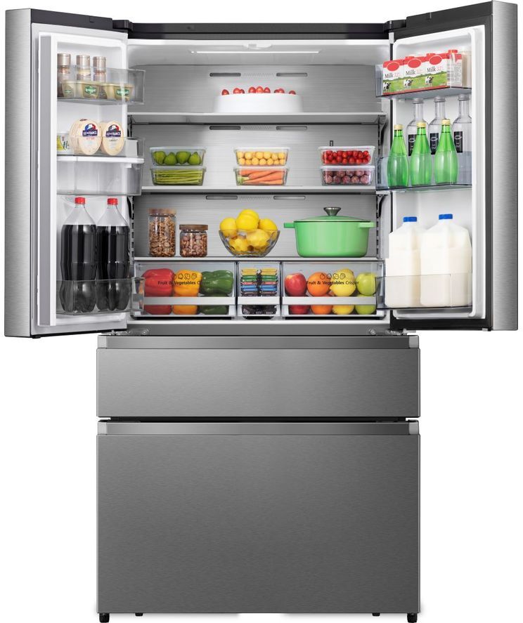 HISENSE PureFlat RF749N4WIF Fridge Freezer - Stainless Steel