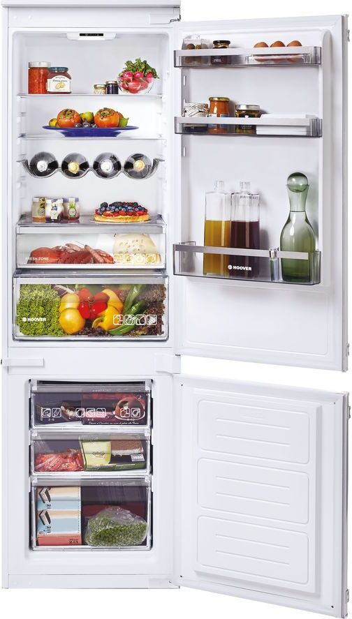 Hoover HBBS 100 UK/N Integrated 70/30 Fridge Freezer - Sliding Hinge