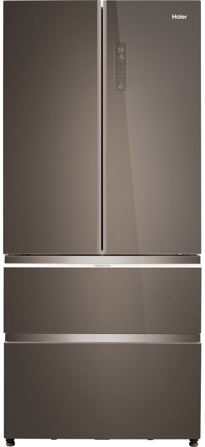 HAIER Multi-Door HB18FGSAAA Fridge Freezer - Iconic Glass