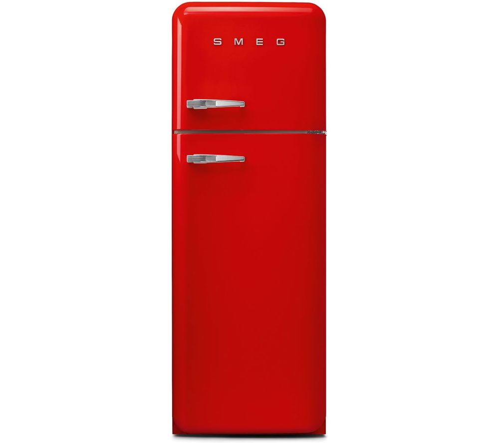 Smeg FAB30RRD5UK 70/30 Fridge Freezer - Red, Red