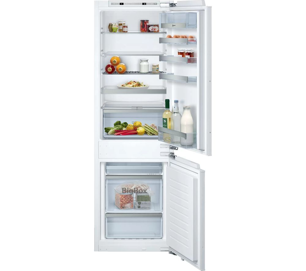 NEFF N70 KI7863DF0G 60/40 Integrated Fridge Freezer - Fixed Hinge