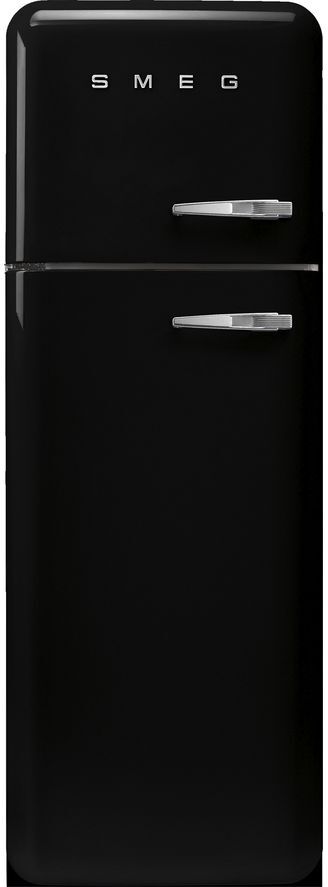 Smeg FAB30LBL5UK 70/30 Fridge Freezer - Black, Black