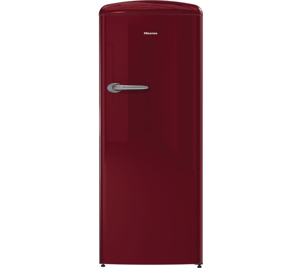 HISENSE RR330D4OR2UK Tall Fridge - Red, Red