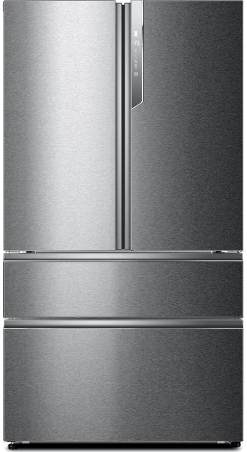 HAIER HB26FSSAAA Fridge Freezer - Silver, Silver