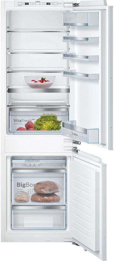 Bosch Serie 6 KIS86AFE0G 60/40 Integrated Fridge Freezer - Fixed Hinge