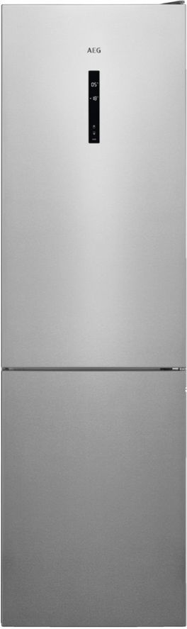 AEG RCB736E5MX 60/40 Fridge Freezer - Silver, Silver