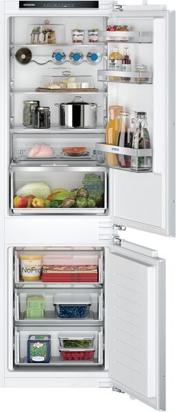 Siemens KI86NHFE0 Built-in fridge-freezer with freezer at bottom flat hinge