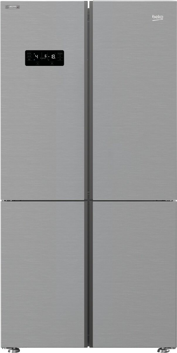 Beko MN1436224PS American Style Fridge Freezer - Stainless Steel