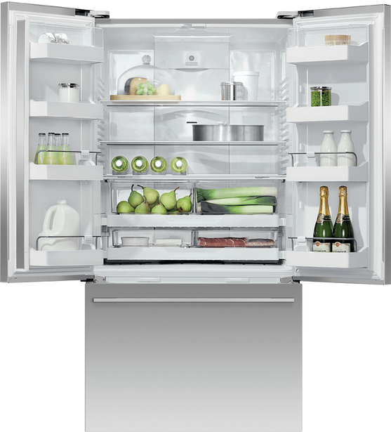 Fisher & Paykel RF610ADJX6 Freestanding French Door Refrigerator Freezer- Ice Only