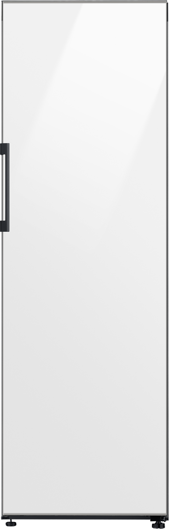 SAMSUNG Bespoke Tall 1 Door Fridge 1.85M (Glass) Clean White 387L