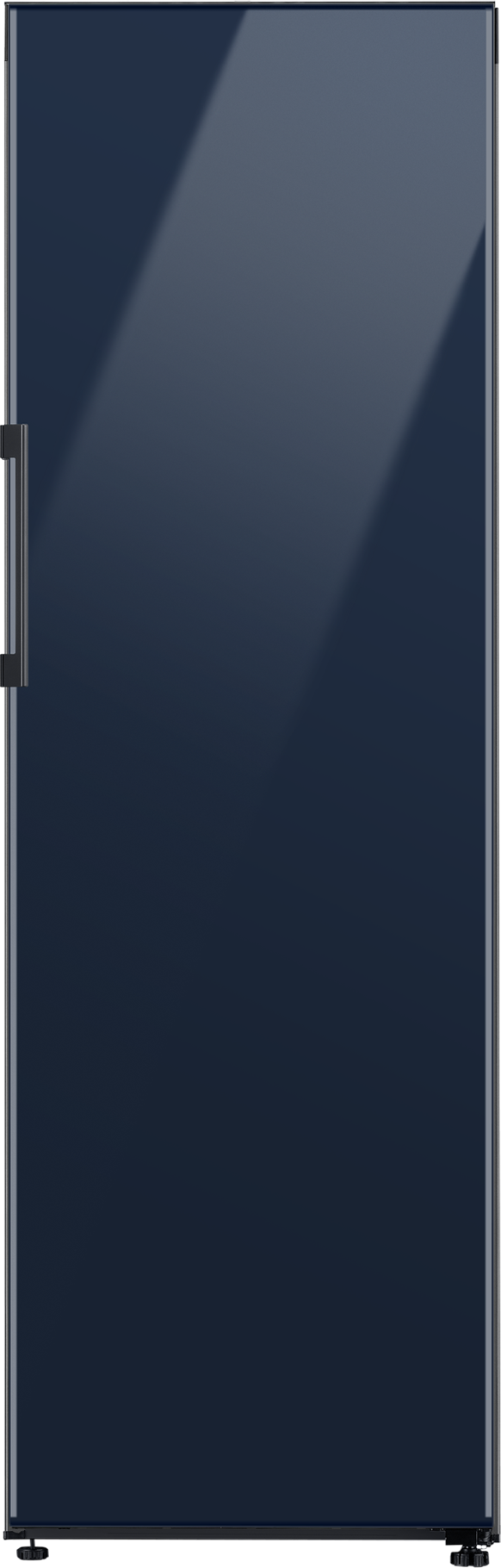 SAMSUNG Bespoke Tall 1 Door Fridge 1.85M (Glass) Glam Navy 387L