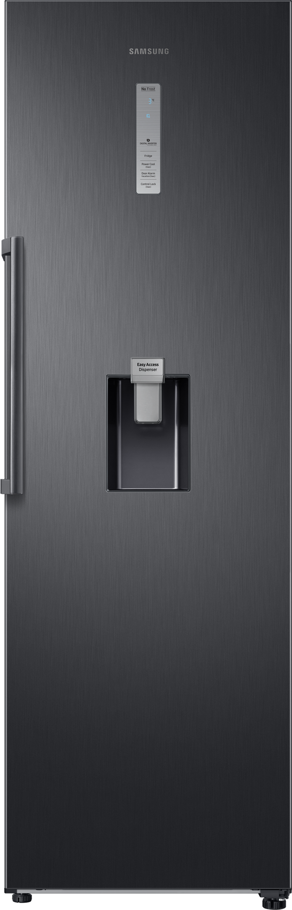 SAMSUNG Tall Fridge With All Around Cooling And Non Plumbed Water Dispenser 375 L Black