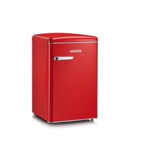 Ⓜ️🔵🔵🔵👌 SEVERIN RKS 8830 - Mini frigo in stile retrò colore ROSSO, maniglie in metal