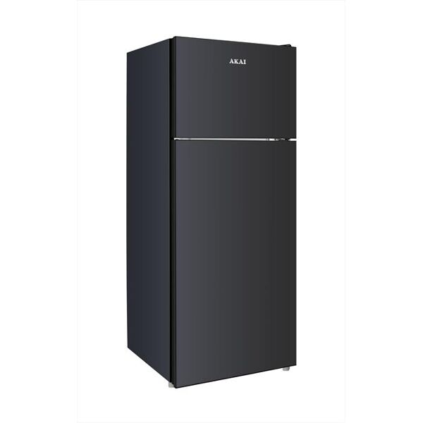 akai frigorifero 2 porte glass241k classe f 208 lt-nero