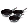 berlinger-haus Berlinger Haus Moonlight Set de 3 Sartenes de Aluminio Forjado 20/24/28cm