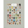 Erik Lámina Star Wars 8-Bit Characters 40x30cm