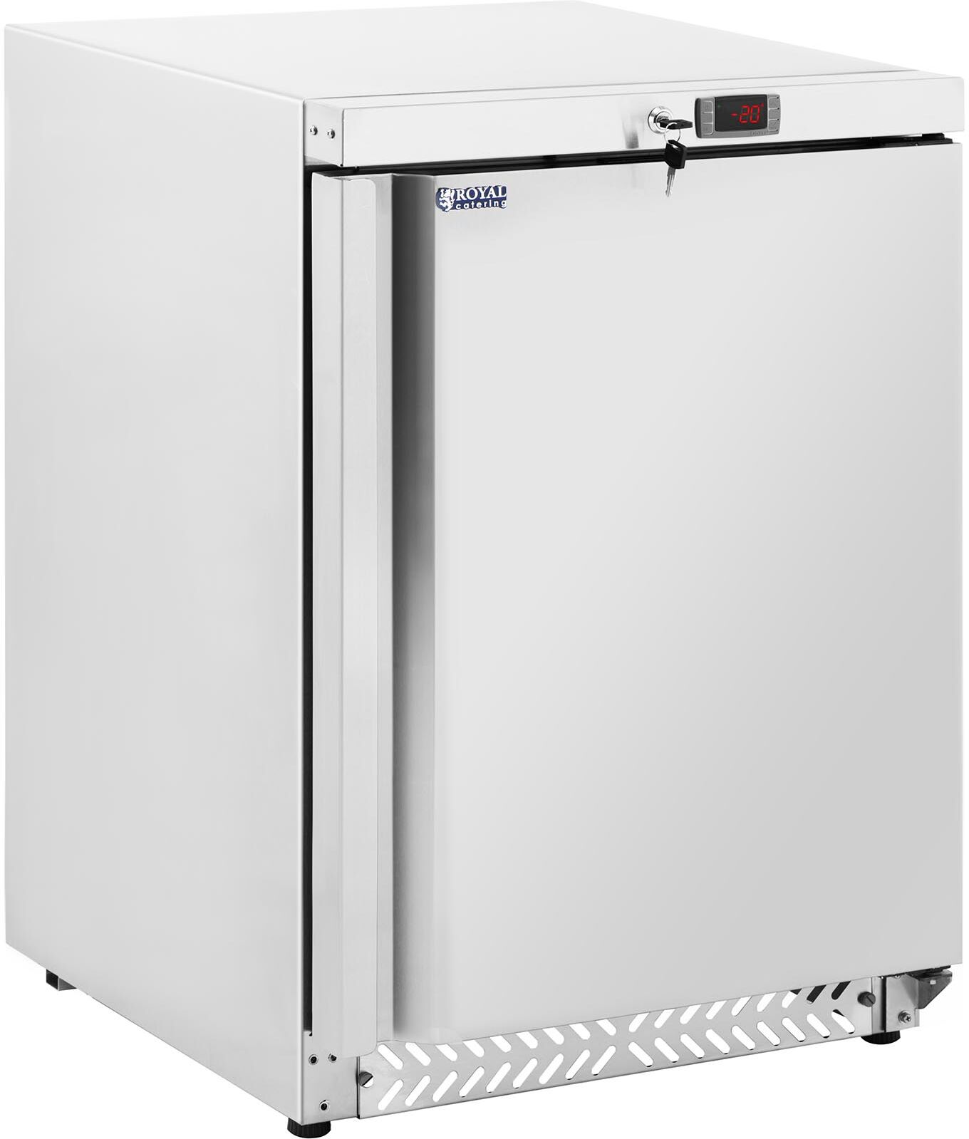 Royal Catering Arca congeladora - 170 l - Royal Catering - prata - refrigerante R600A RCLK-F170S