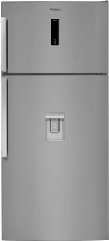 Whirlpool Frigorífico W84TE 72 X AQUA 2 (No Frost - 186 cm - 587 L - Inox)