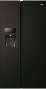 HAIER Frigorífico Americano HSR3918FIPB (No Frost - 177.5 cm - 504 L - Preto)