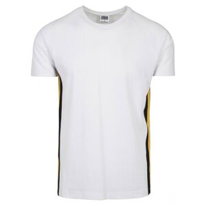 T-shirt Side Stripe UC   HerrXLVit/Svart/Gul Vit/Svart/Gul