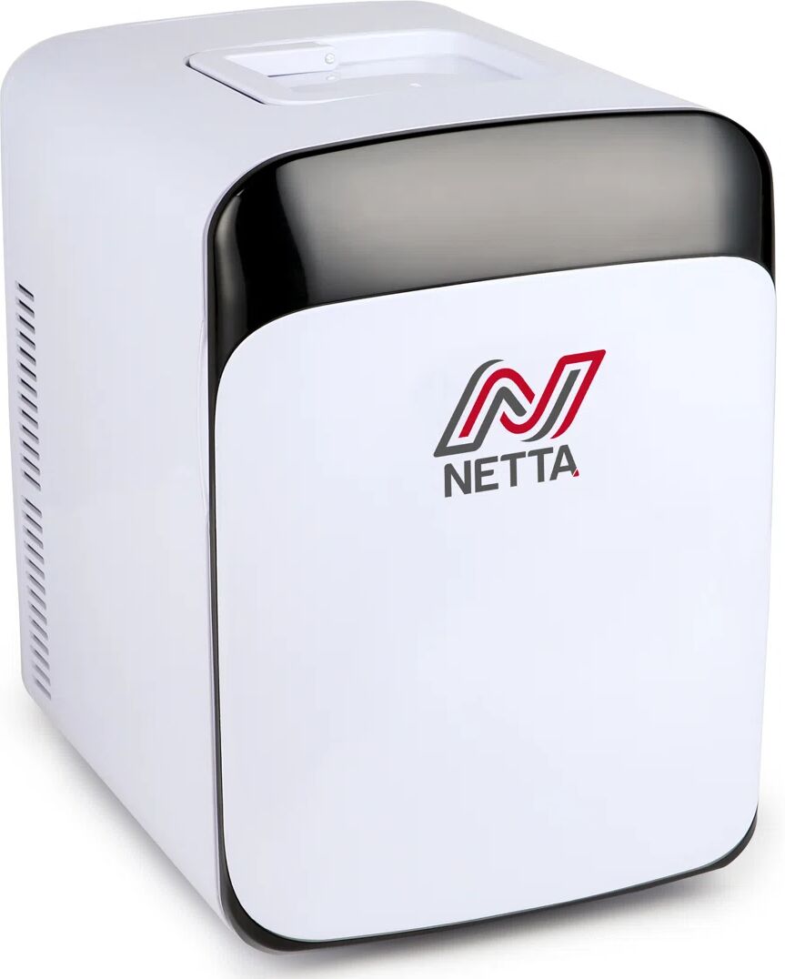 NETTA 15L Portable White Mini Fridge With Cooling And Warming Function   AC/DC 12V black/brown/white 38.0 H x 33.0 W x 27.0 D cm