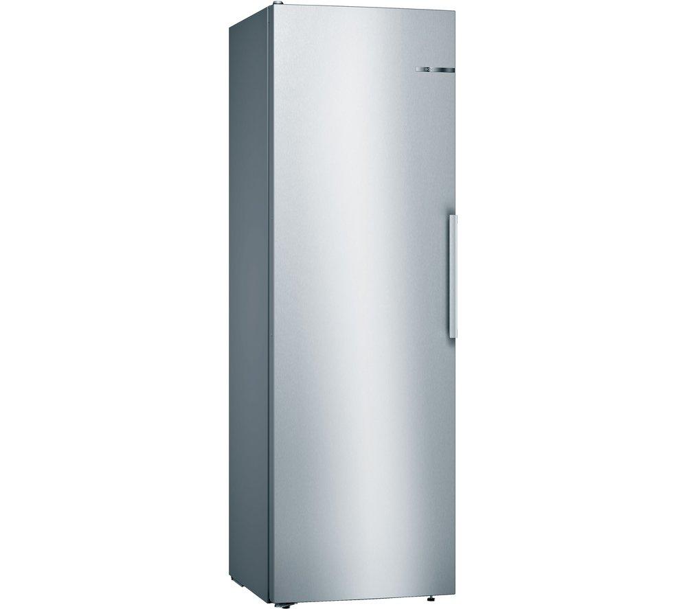 BOSCH Serie 4 KSV36VLEP Tall Fridge - Inox, Silver/Grey