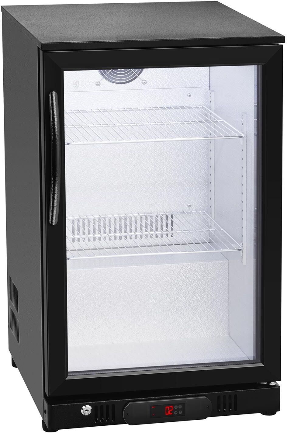 Royal Catering Beverage Refrigerator - 108 L - Aluminium Interior RCGK-108C