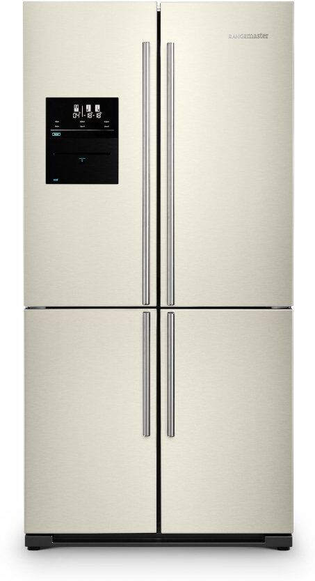 Rangemaster RSXS19IV/C Ivory with Chrome Trim American Fridge Freezer