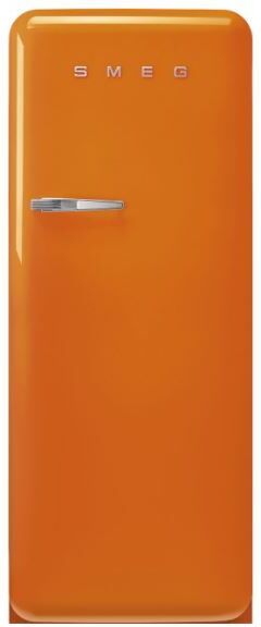 Smeg FAB28ROR5 Tall Fridge with Ice Box - Orange