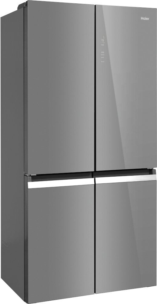 HAIER HTF-540DGG7 American Fridge Freezer - Grey