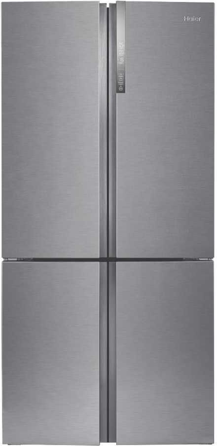 HAIER HTF-610DM7 American Fridge Freezer - Stainless Steel