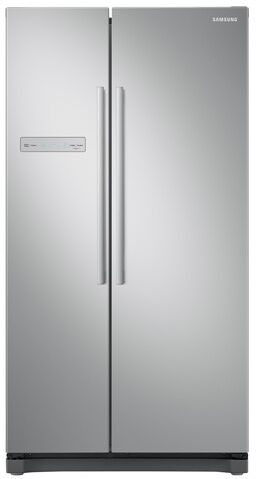 SAMSUNG Rs54n3103saeu Side By Side Fridge Freezer In Metal Graphite. A . 566 Litres