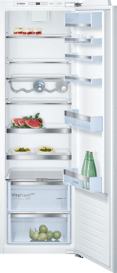 Bosch KIR81AFE0G 55cm White Integrated Upright Fridge - White