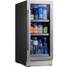 Ca'Lefort 15 in. 100 (12 oz.) Cans Beverage Cooler Refrigerator Soda Drink Mini Fridge Built-in or Freestanding Frost-Free