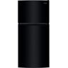 Frigidaire 27.6 in. 13.9 cu. ft. Top Freezer Refrigerator in black, Energy Star