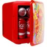 Coca-Cola Peace 1971 Series 4L Cooler/Warmer with12V DC and 110V AC Cords, 6 Can Portable Mini Fridge