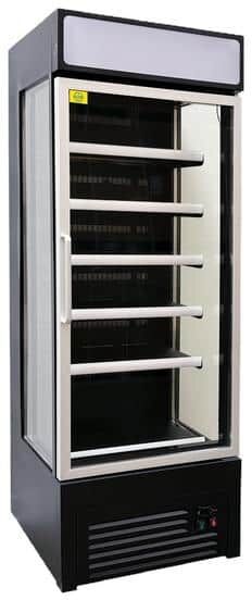 Elite Kitchen Supply 23.3 in. 15.8 cu. ft. Commercial Luxurious NSF Cooler Refrigerator EC1G Black