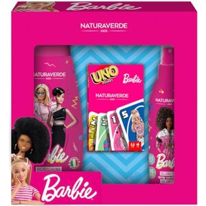 Naturaverde Cofanetto Barbie: BAGNOSCHIUMA 300 ml + Balsam Spray 200 ml + Carte Uno