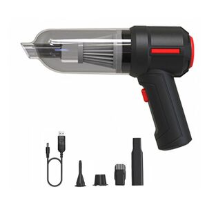 Tovbmup - 3 in 1 Handheld Cordless Air Blower Air Duster Mini 9000Pa Cordless Car pc Keyboard Handstaubsauger Schwarz