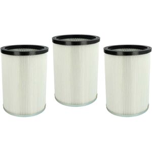 Vhbw - 3x Patronen-Filter kompatibel mit Staubsauger Saugroboter Mehrzwecksauger Kärcher nt 70/2 Me Tc eu, nt 70/2 Professional eu, nt 70/2 Tc, nt