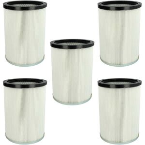 Vhbw - 5x Patronen-Filter kompatibel mit Staubsauger Kärcher nt 70/3 Tc eu, nt 90/2 Me Classic ar, nt 90/2 Me Classic br 127 v, nt 90/2 Me Classic br