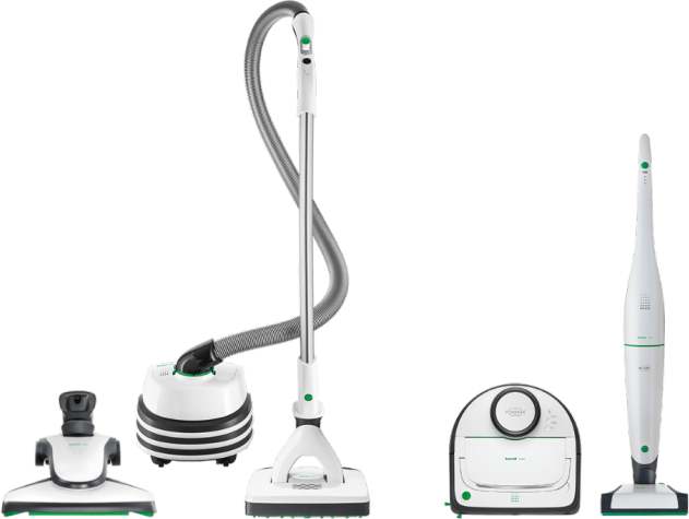 Vorwerk Kobold VB100 Akku-Staubsauger & VR300 Saugroboter & VT300 Bodenstaubsauger Zeitspar-Set