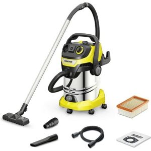 KARCHER WD 6 PS V-30/8/35/T våt- och torrdammsugare - 30 L tank i rostfritt stål - 1300W (portabelt eluttag och blåsfunktion)