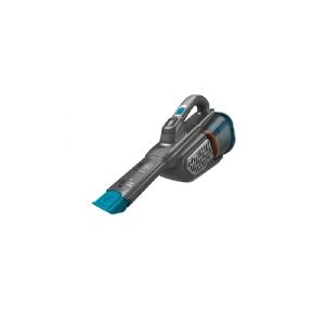 Black & Decker BHHV520BF-QW, Dry, Cyclonisk, Gulvtæppe, Hårdt gulv, Polstring, Mekanisk, Poseløs, Blå, Sølv, Titanium