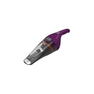 Black & Decker NVC115W, Dry, Filtrering, 630 l/min, Poseløs, Grå, Lilla, 0,385 L