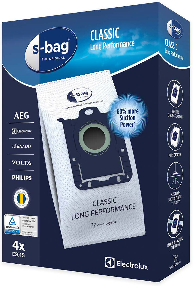 Philips Original Classic S-Bag Long Performance - 4 Stk